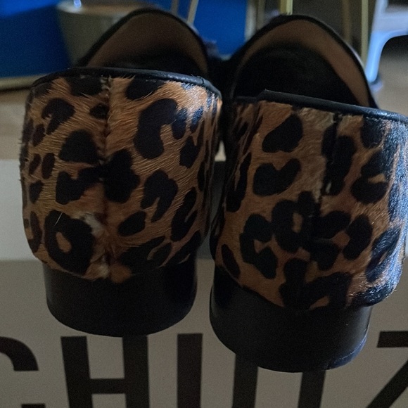 SCHUTZ Leopard Loafers size 9B - Picture 8 of 12